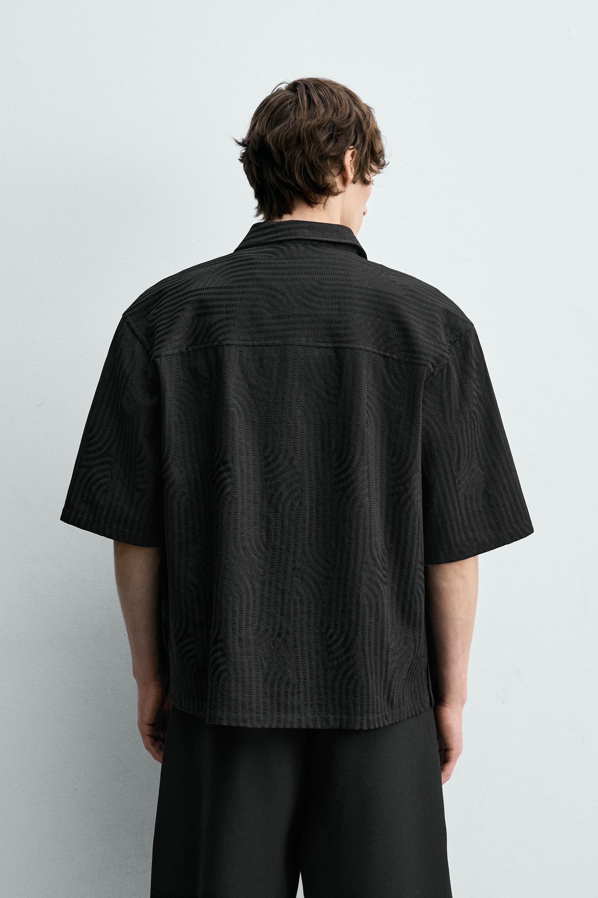 EMBROIDERED JACQUARD SHIRT